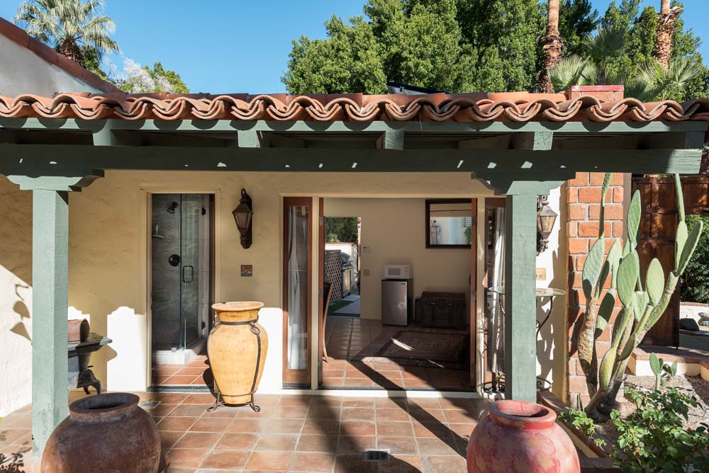 young man getting his hair coloured